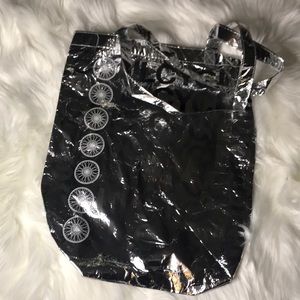 Silver Soulcycle tote